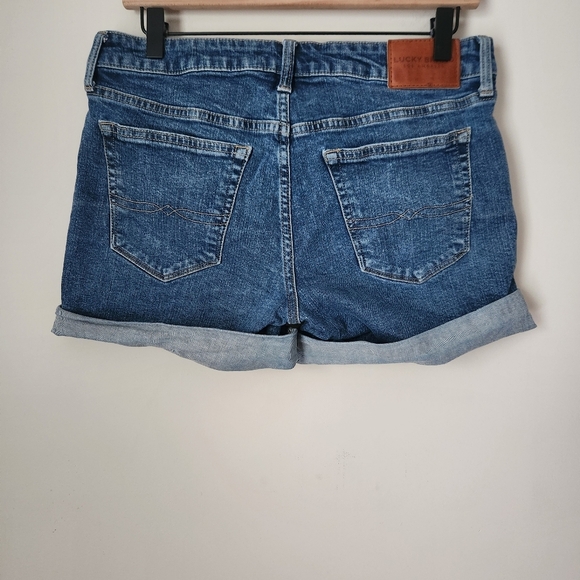 Lucky Brand | The Roll Up Stretch Denim Jean Shorts - Size 6/28 - Picture 7 of 15
